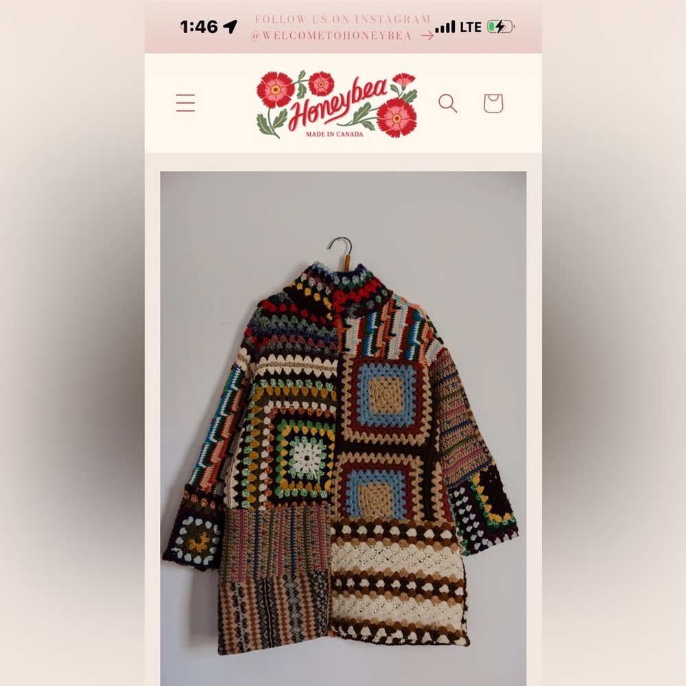 the honeybea shop Patchwork Pullover sweater - image 4